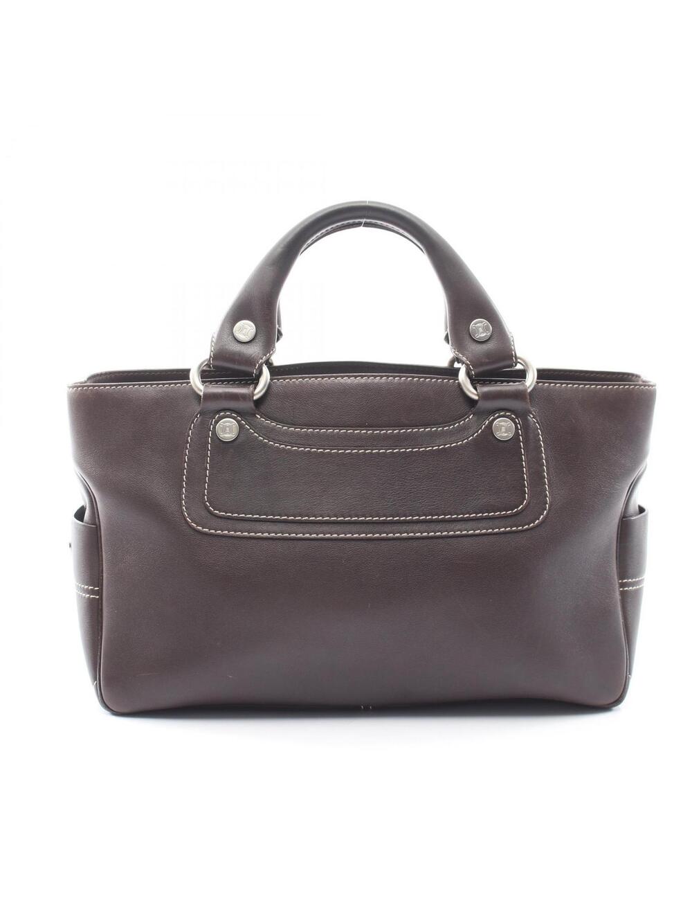 Celine Boogie Handbag Leather Brown #272964C47B